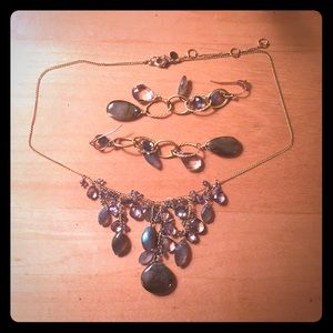 Alexis Bittar necklace and earring set